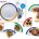 NS3054 Build A Healthy Plate Bulletin Board Set