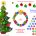 NS3127 Christmas Tree Bulletin Board Set