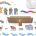 NS3134 Noah's Ark Bulletin Board Set