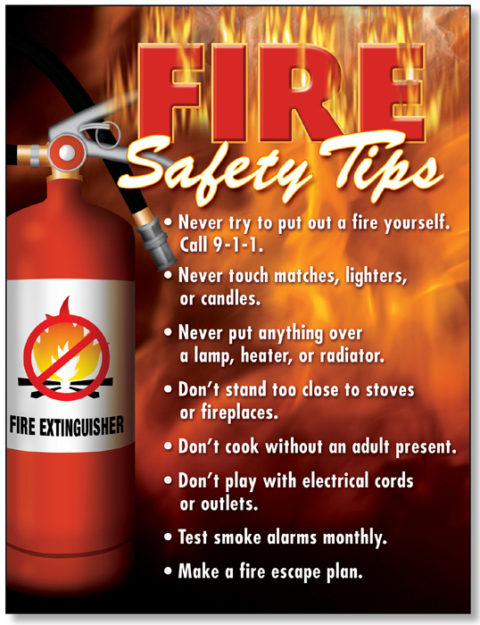 fire hazard poster