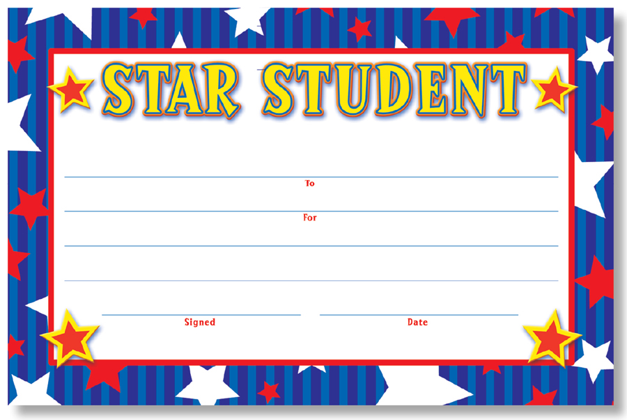 North Star Teacher Resource Incentive Punch Cards Star Student