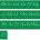 NS9029 Alphabet Lines - Green Modern Manuscript