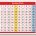NS9051 Adhesive Hundred Chart Desk Prompts