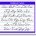 NS9056 Adhesive Traditional Cursive Desk Prompt