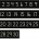 NS9033 Number Line - Black Counting 0 to 30